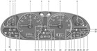 Расположение и назначение индикаторов приборки HD78/D4GA