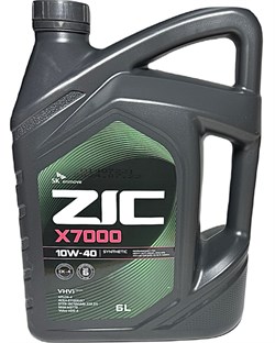 Масло моторное ZIC X7000 10W40 (синтетика, 6л) 172142 172142 - фото 17360