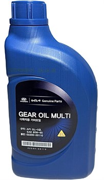 Масло трансмиссионное HYUNDAI Gear Oil 80W90 (12 шт./уп.) (полусинтетика, 1л) 0220000110