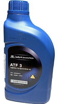 Масло трансмиссионное HYUNDAI ATF 3 (минеральное, 1л) 0450000121