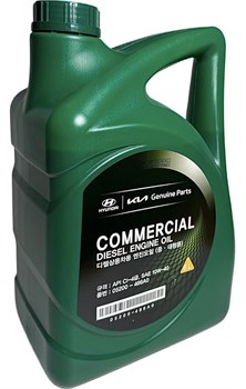 Масло моторное HYUNDAI Commercial Diesel 10W40 (полусинтетика, 6л) 05200486A0
