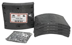 1883108390 T3701500 Накладка тормозная FSR90 (8 шт, с заклепками) EMIC