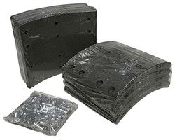 1883108390 Z37061500/KT3701500 Накладка тормозная FSR90 (8 шт, с заклепками) FR ZEVS