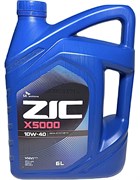 Масло моторное ZIC X5000 10W40 (полусинтетика, 6л)