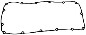 8981812000 8981812000 Прокладка крышки клапанов NLR85/NMR85 E5 Isuzu =Оригинал=