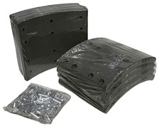 1883108390 Z37061500/KT3701500 Накладка тормозная FSR90 (8 шт, с заклепками) FR ZEVS