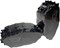 MK585740/ML225279 MB02F023A Колодки тормозные дисковые (8шт) FUSO CANTER Е5 BRAKE MASTER TURKEY