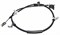 599204F210 CA1208 Трос стояночного тормоза Porter 2 задний левый LH VALEO